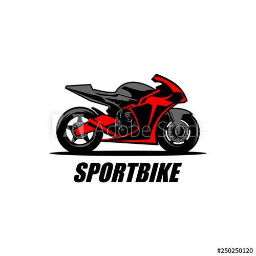 500x500 Sportbike Vector