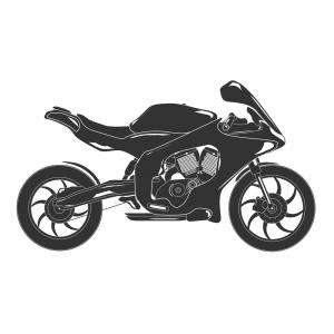 300x300 Motorcycle Red Sport Bike Vector Hoodamathrun