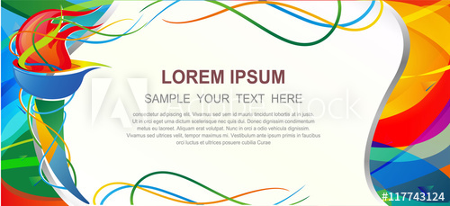 500x229 Rio Vector Color Background, Brazil Summer Games In Rio De