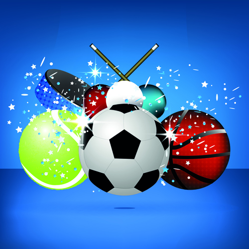 500x500 Sports Ball Vector Background Art Free Download