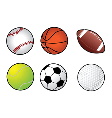 Sports Balls Vector 380x400 Sports Balls Vector