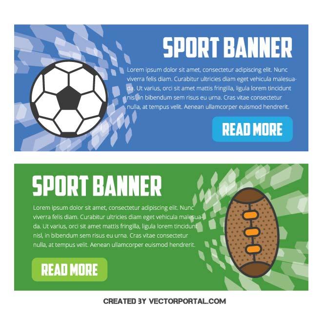 Sports Banner Vector at Vectorified.com | Collection of Sports Banner ...