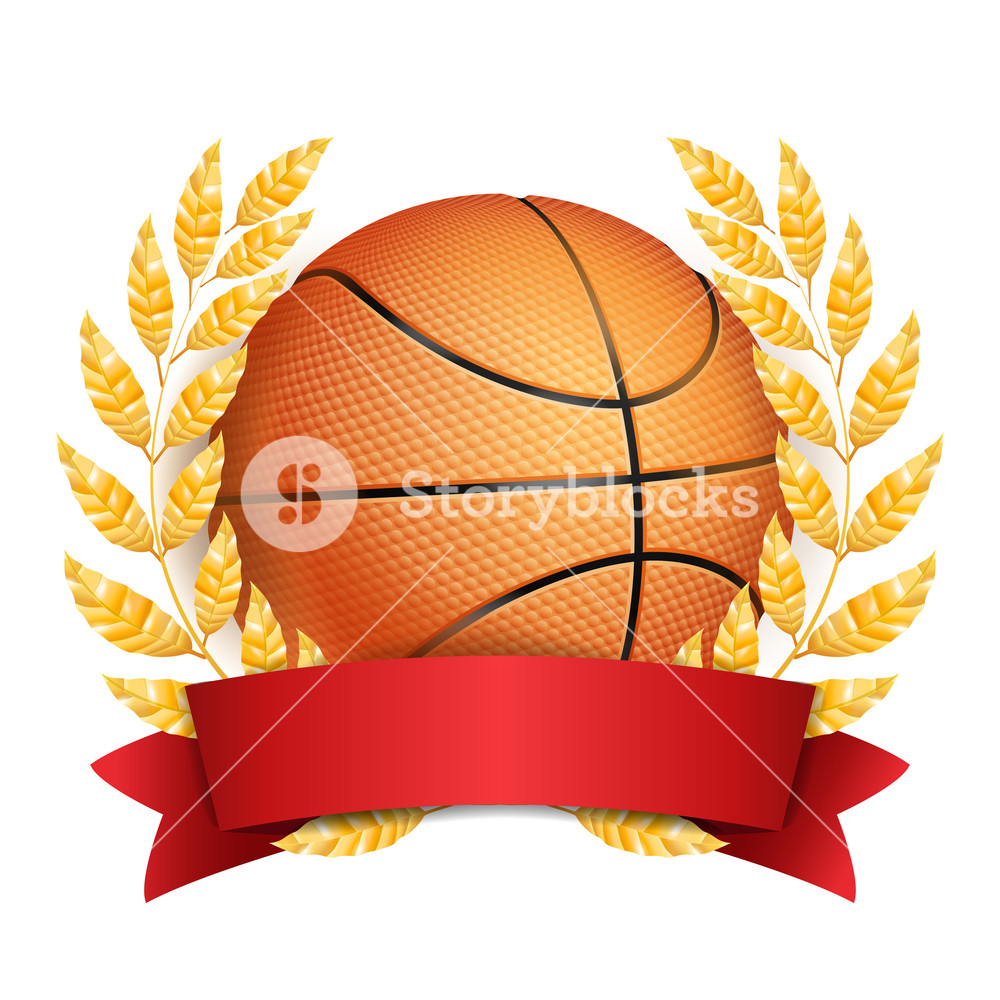 1000x1000 Basketball Award Vector Sport Banner Background Orange Ball, Red