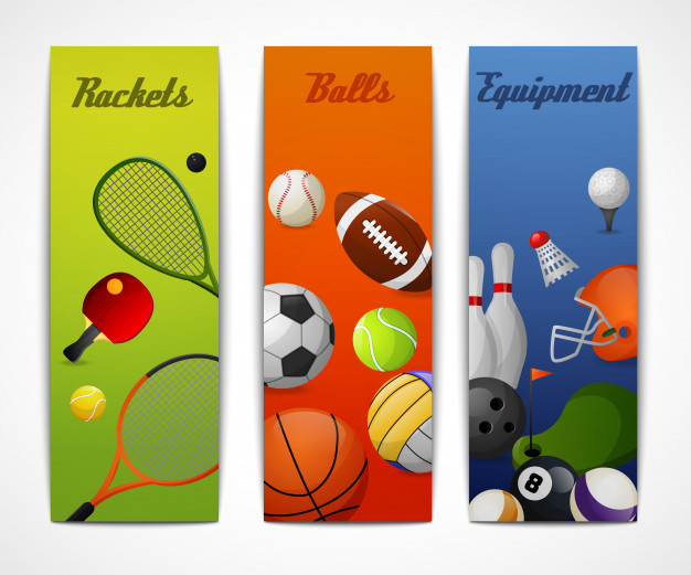 626x521 Sports Vertical Banners Vector Free Download