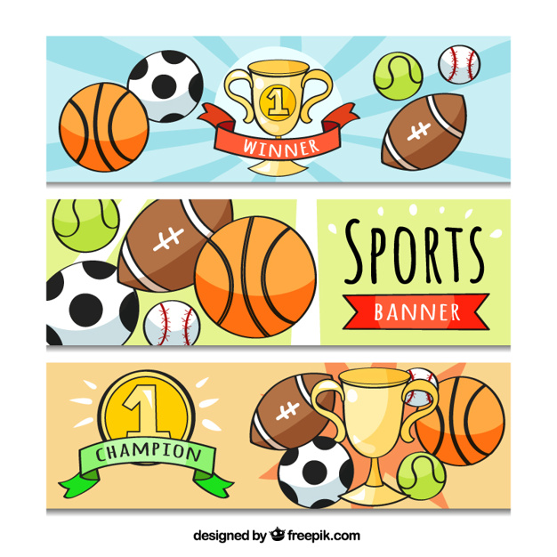 626x626 Trophy Sport Banners Vector Free Download