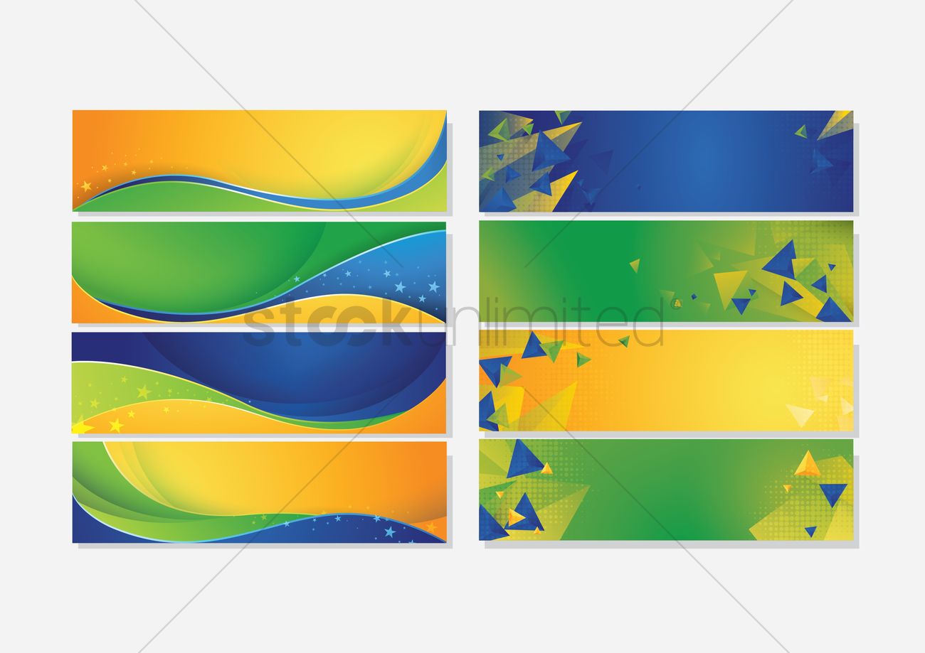 1300x919 Collection Of Brazil Concept Sports Banner Vector Image