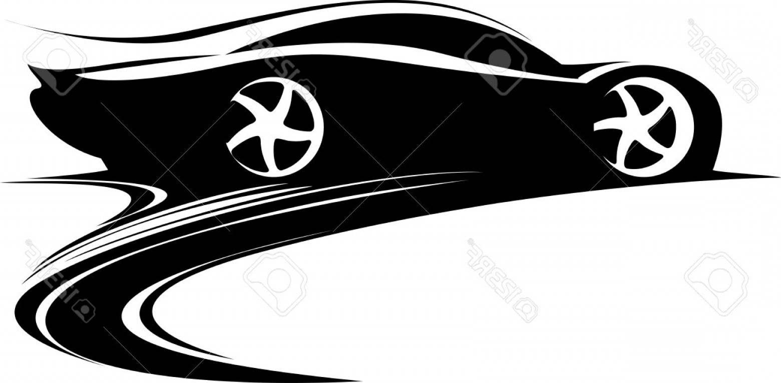 Sports Car Outline Vector at Vectorified.com | Collection of Sports Car ...