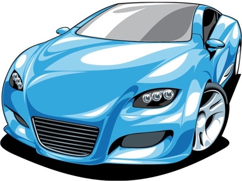 490x368 Vector Sport Car Silhouette Free Vector Download