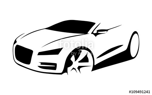 500x313 Car Silhouette Vector Stock Image And Royalty Free Vector