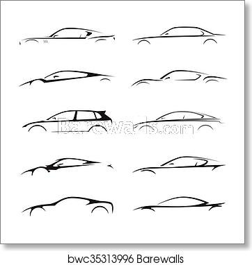 362x382 Concept Supercar, Sports Car And Sedan Motor Vehicle Silhouette