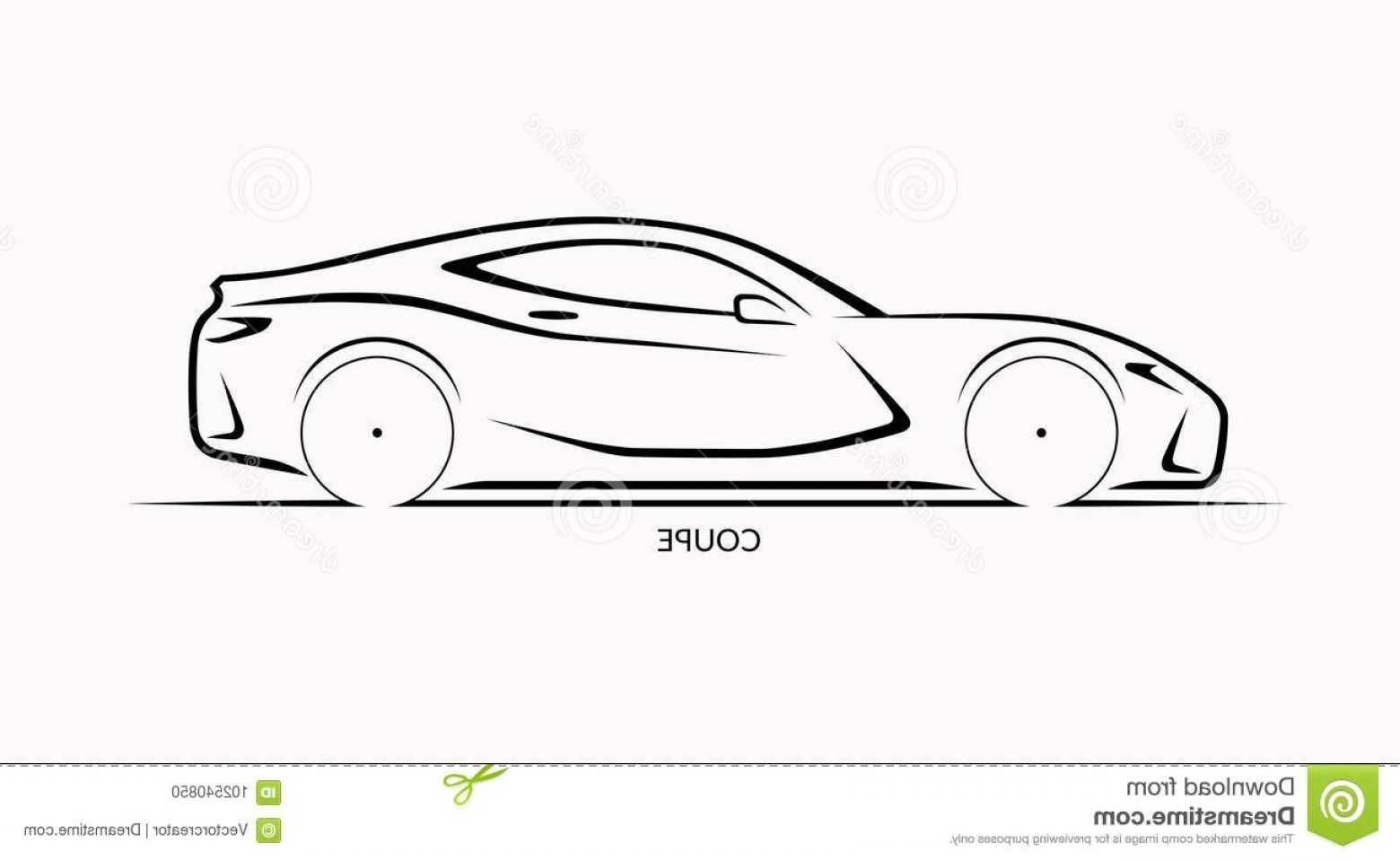 1560x958 Vector Car Silhouette Side View Sports Coupe Image Hoodamathrun