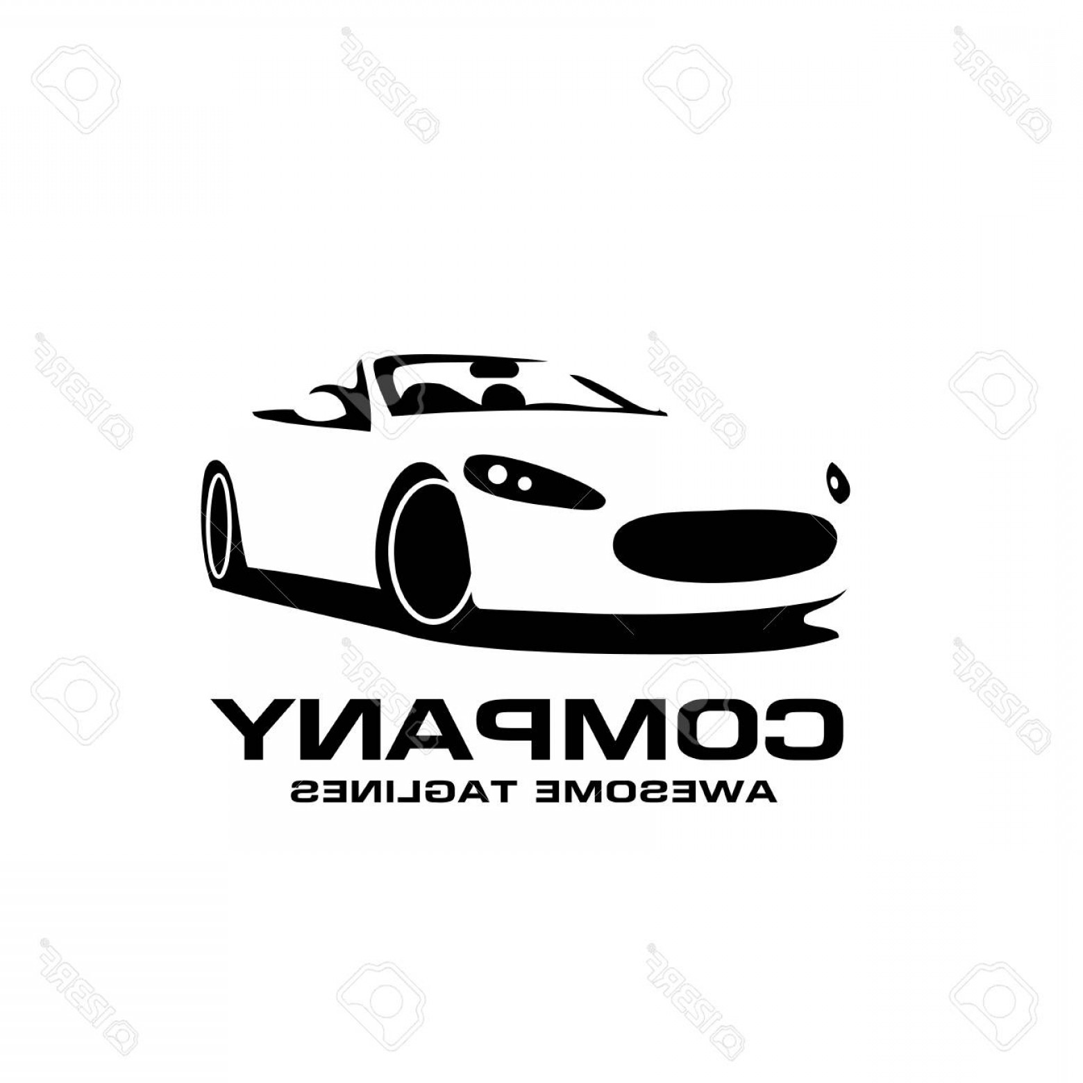 1560x1560 Car Silhouette Logo Vector Hoodamathrun