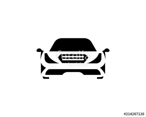 500x400 Car Silhouette Vector, Sport Car Silhouette Vector Stock Image