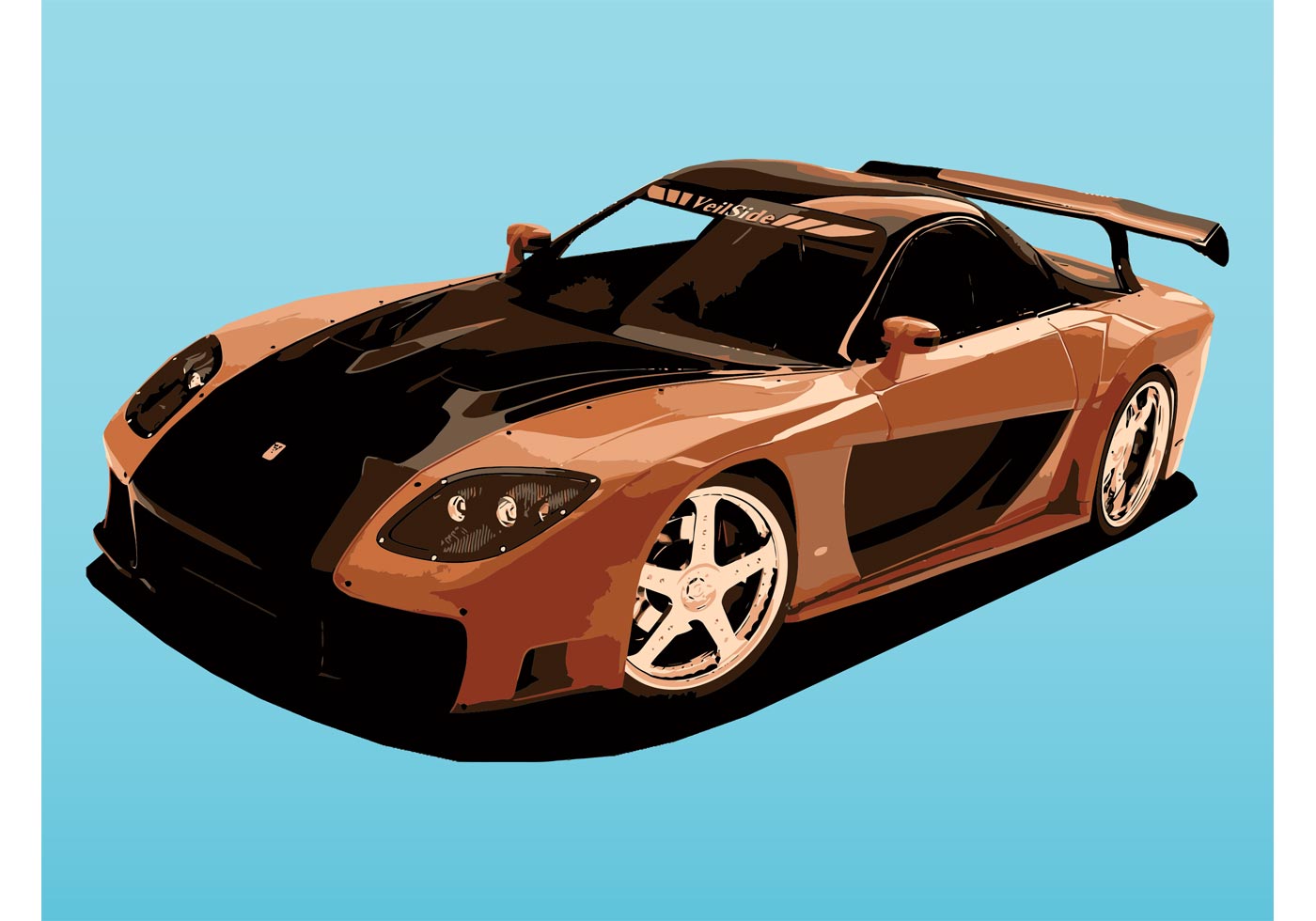 Sports Car Vector at Vectorified.com | Collection of Sports Car Vector ...