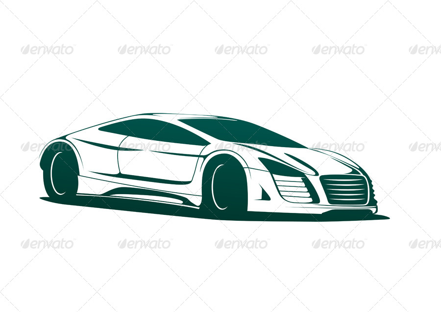 Sports Car Vector 900x636 Sports Car Vector