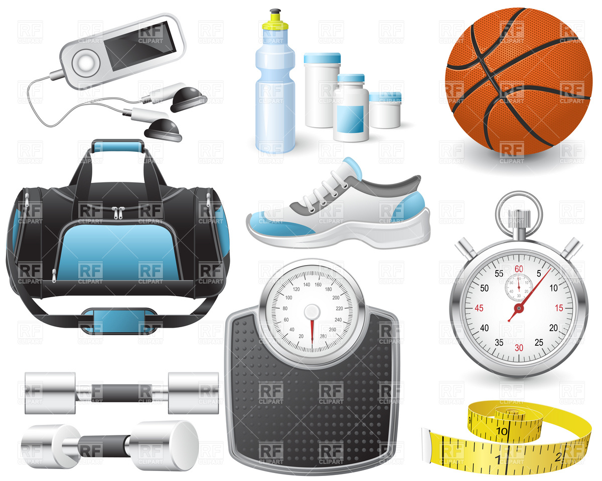 1200x960 Fitness Icons Vector Image Of Sport And Leisure Good