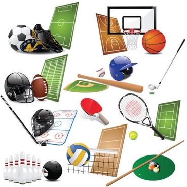 369x368 Sports Equipment Free Vector Download
