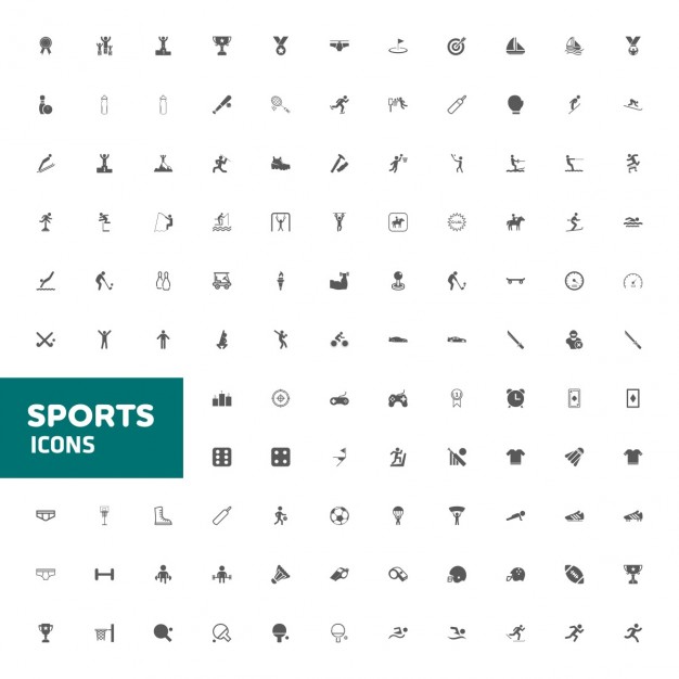 626x626 Collection Of Sport Icons Vector Free Download