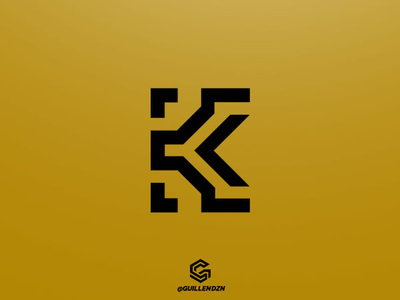 400x300 Modern Letter K Logo