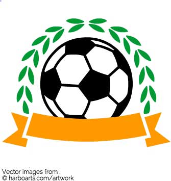 Download Soccer Banner Laurel Wreath 335x355 Download Soccer Banner Laurel Wreath