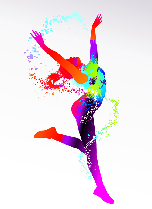 Colored Sports Elements Vector Art Free Download 500x687 Colored Sports Elements Vector Art Free Download