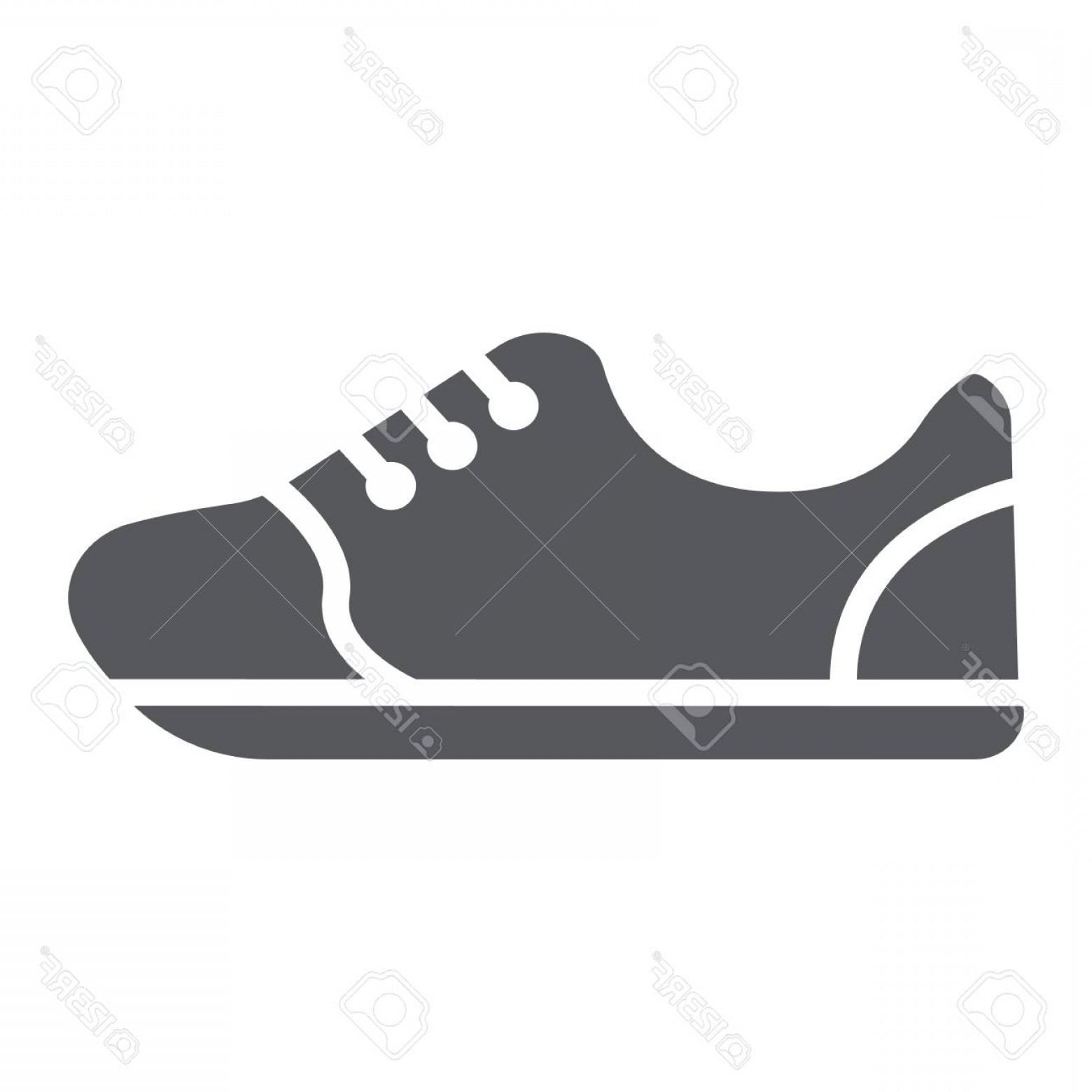 1560x1560 Photostock Vector Sneakers Glyph Icon Footwear And Fashion Sport