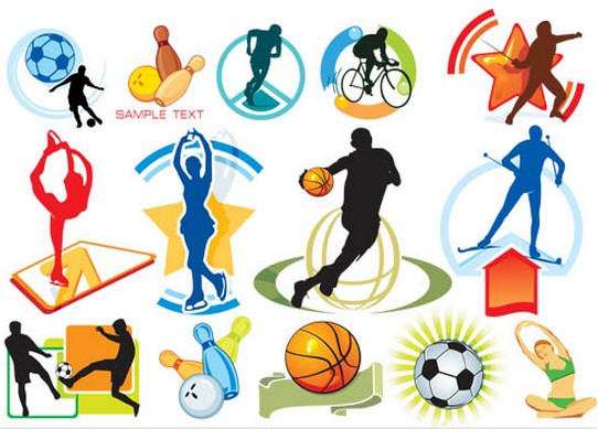 Sports Symbols Free Vector Graphics Free Download 542x389 Sports Symbols Free Vector Graphics Free Download
