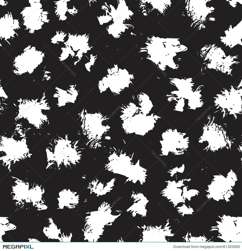 Vector Seamless Trendy Modern Dry Brush Spot Pattern Illustration 800x830 Vector Seamless Trendy Modern Dry Brush Spot Pattern Illustration