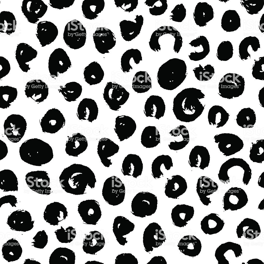 Vector Seamless Trendy Modern Brush Spot Pattern Monochrome Messy 1024x1024 Vector Seamless Trendy Modern Brush Spot Pattern Monochrome Messy