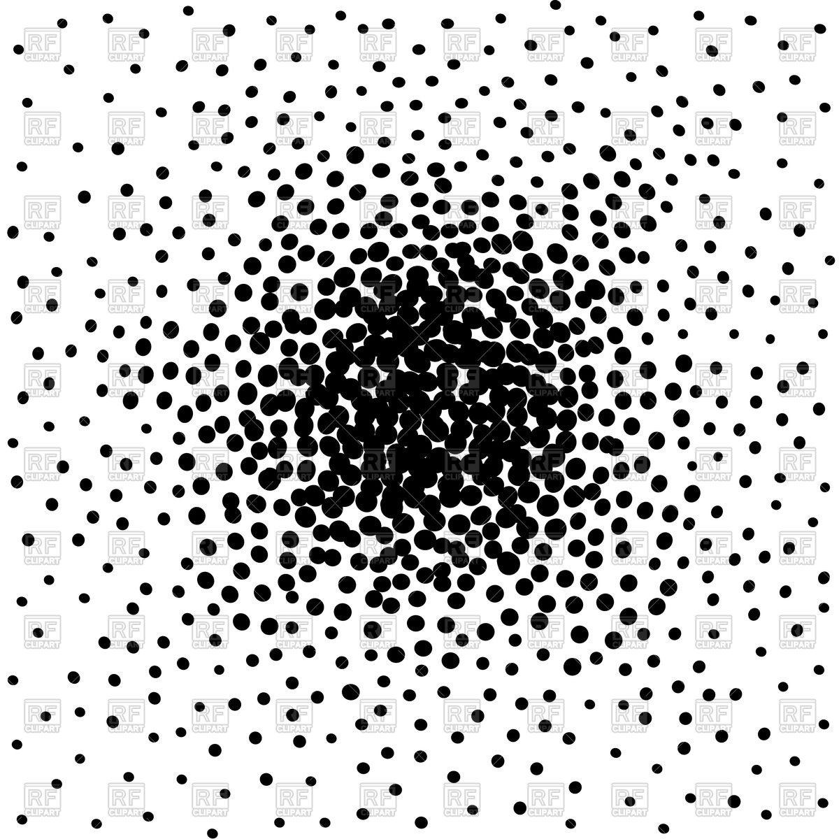 Spot Pattern Vector at Collection of Spot Pattern