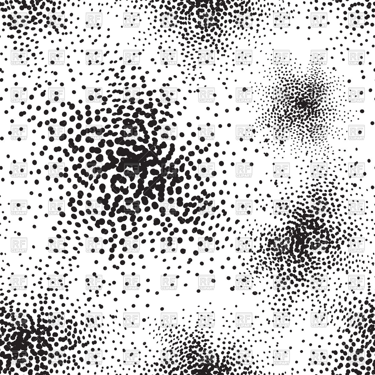 Spot Pattern Vector at Collection of Spot Pattern