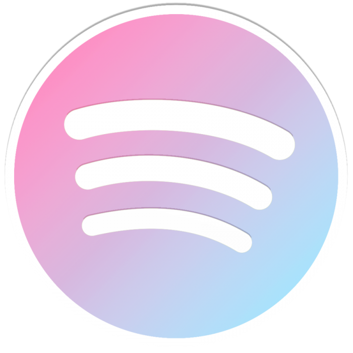 700x700 Spotify Icon Pink Logo Vector, Clipart