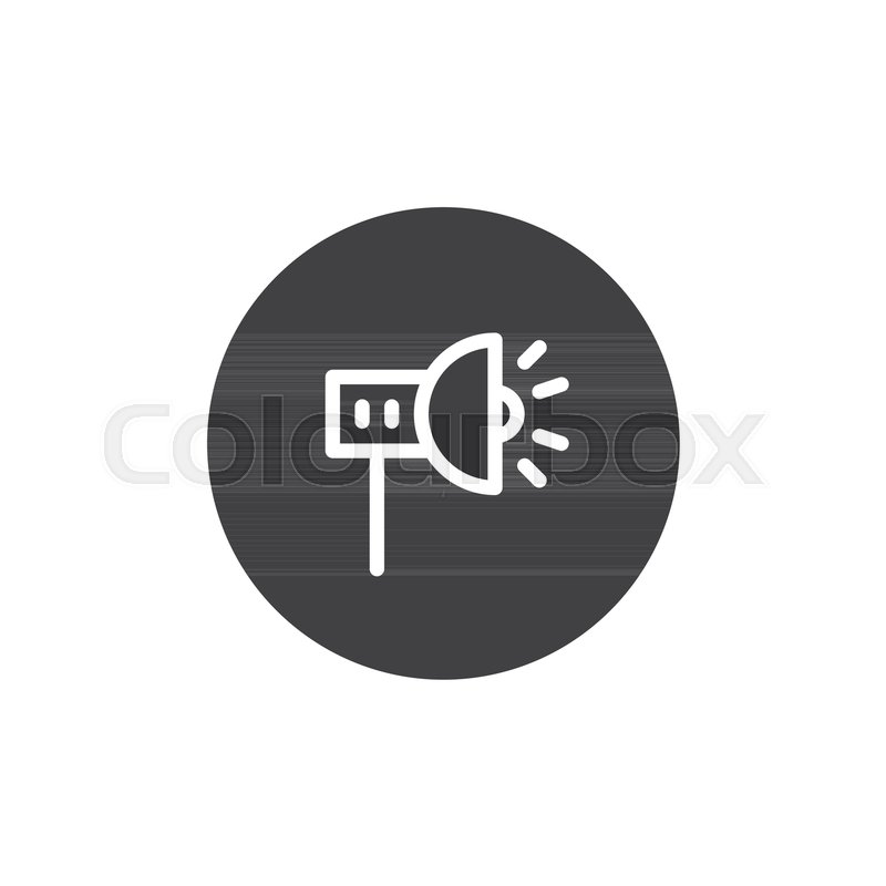 800x800 Scenic Spotlight Icon Vector, Filled Stock Vector Colourbox
