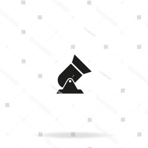 300x300 Simple Flat Spotlight Vector Icon Spot Catchsplace
