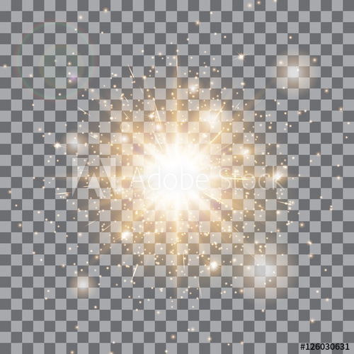 500x500 Spotlight Background Gold Lights Christmas Bokeh Magic Stars