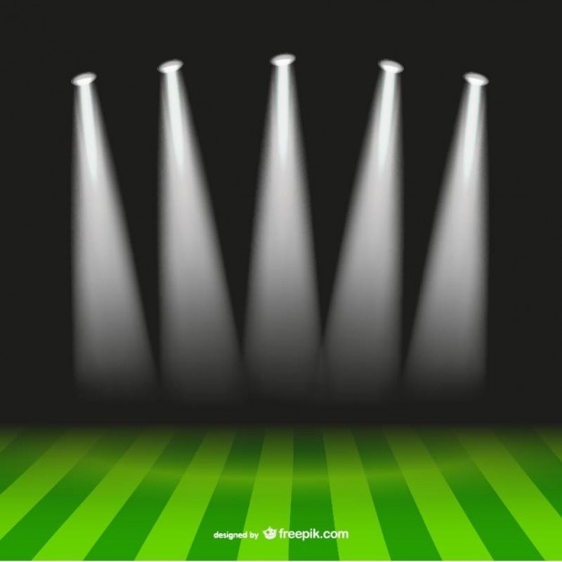 626x626 Soccer Spotlight Stadium Free Vector