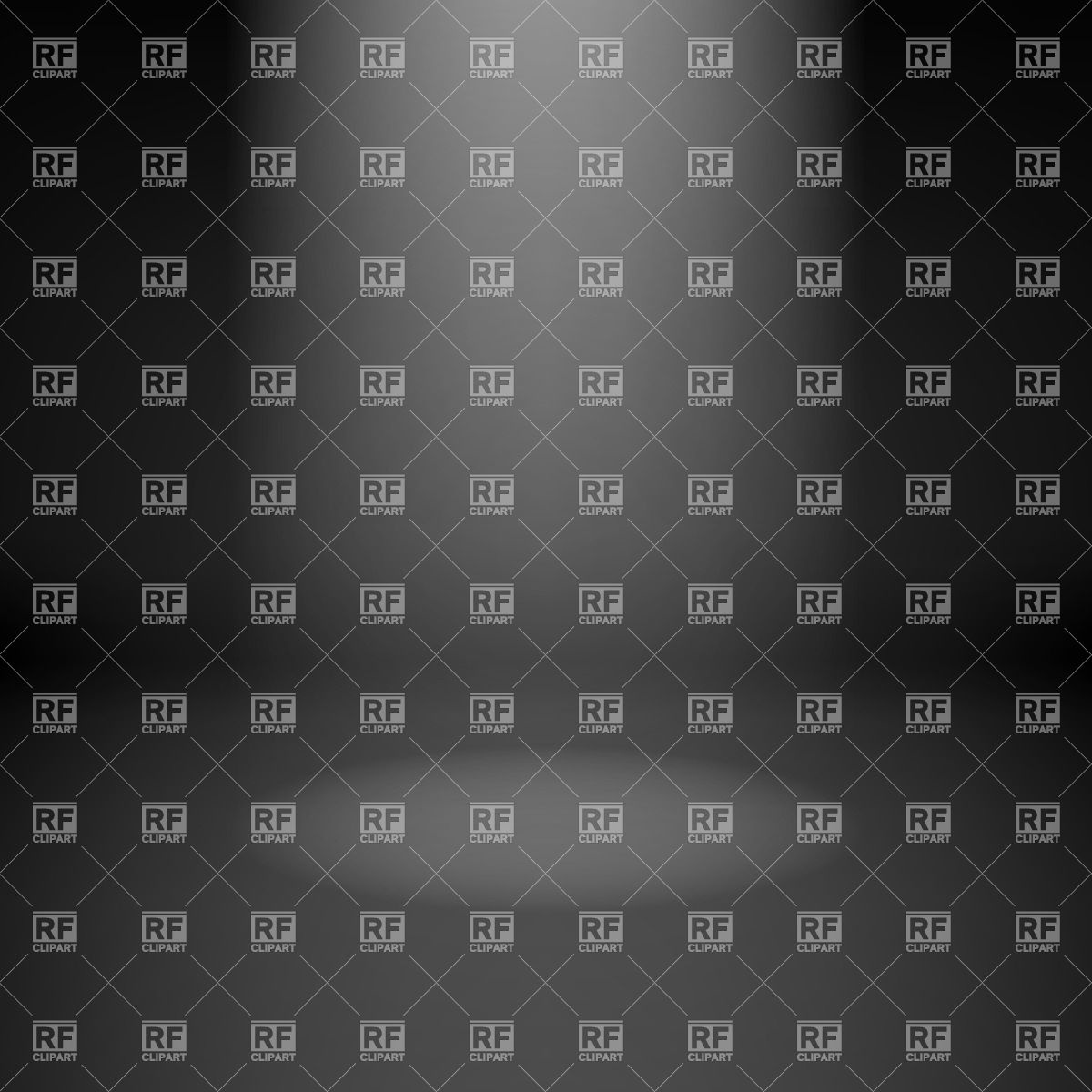 1200x1200 Wall In Empty Black Room With Spotlight Vector Image