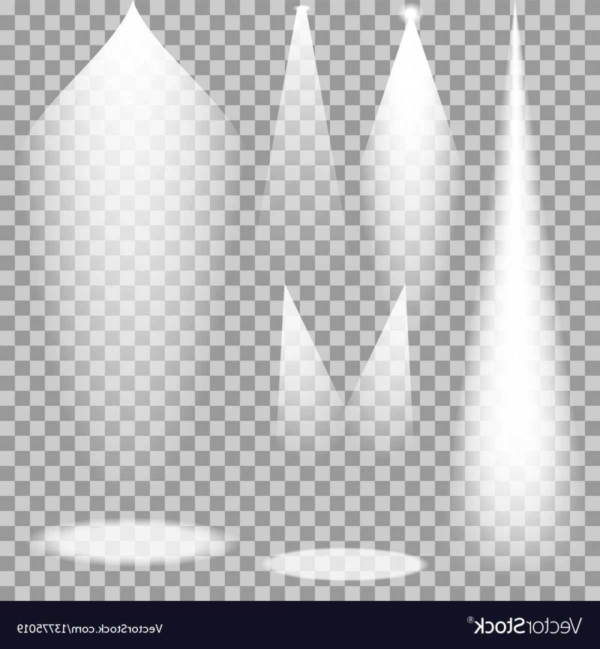 1200x1296 Set Of White Transparent Spotlights Vector Soidergi