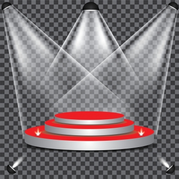 360x360 Stage Vector Exquisite Red Carpet, Red Carpet, Spotlight, Stage