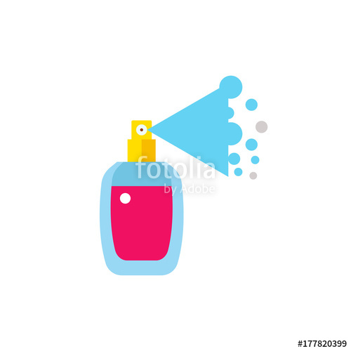 500x500 Perfume Spray Bottle Vector Icon Stock Image And Royalty Free