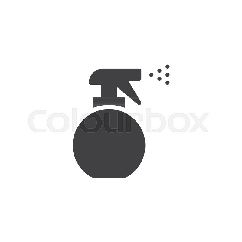 800x800 Spray Bottle Vector Icon Filled Flat Stock Vector Colourbox