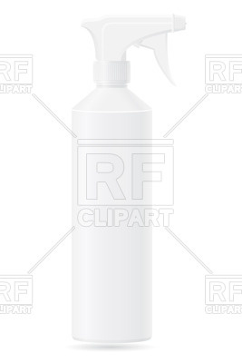 267x400 White Spray Bottle Vector Image Of Objects Konturvid