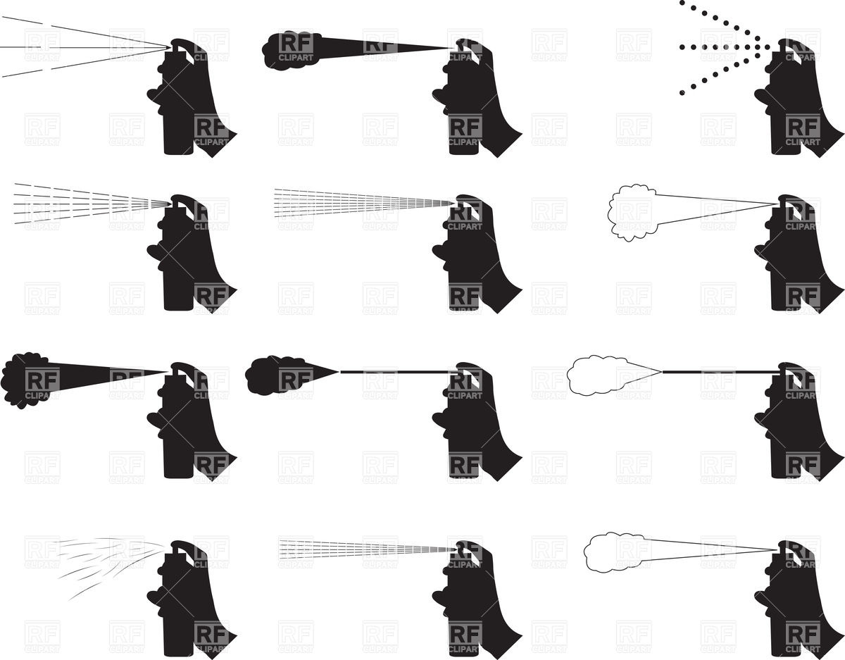 Pictograms Of Hand Using Spray Can Vector Image Of Icons 1200x937 Pictograms Of Hand Using Spray Can Vector Image Of Icons