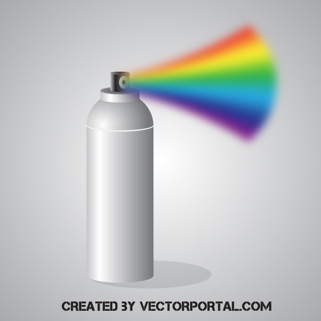 Spray Can Vector Clip Art 660x660 Spray Can Vector Clip Art