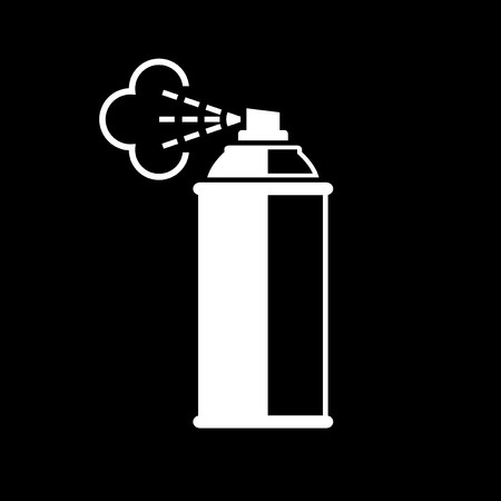 Spray Can Vector Icon On Black Background Royalty Free Vector 450x450 Spray Can Vector Icon On Black Background Royalty Free Vector