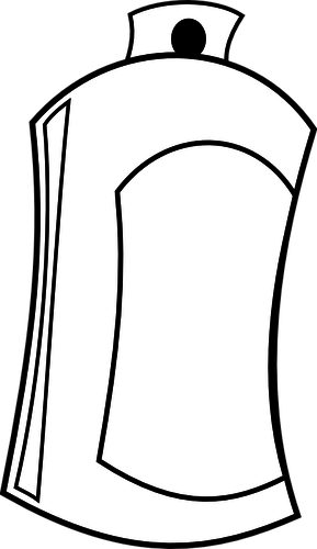 Spray Can Vector Illustration 289x500 Spray Can Vector Illustration