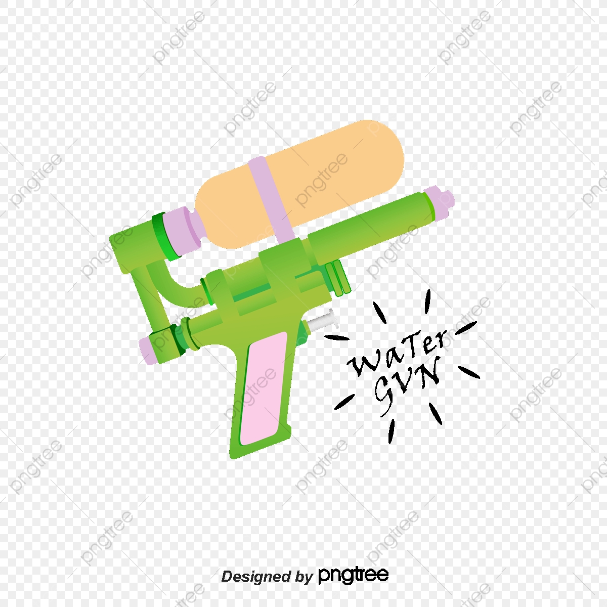 1200x1200 Songkran Spray Gun, Gun Vector, Water Gun, Water Park Png