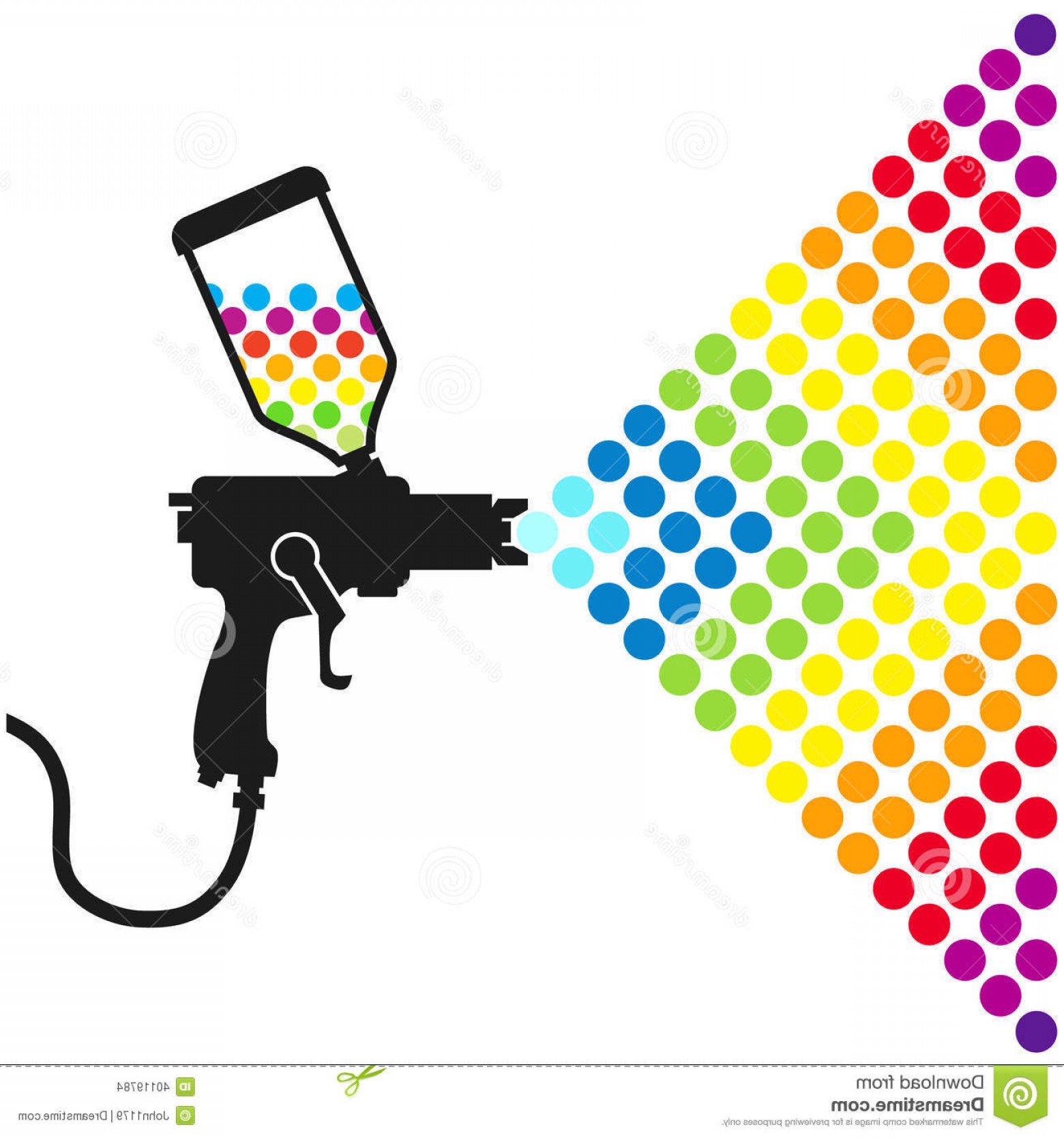 1560x1668 Vector Automotive Spray Gun Createmepink