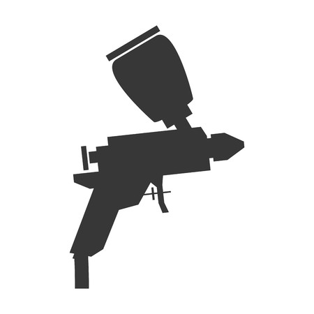 450x450 Spray Paint Gun Vector Icon Illustration Graphic Design Royalty