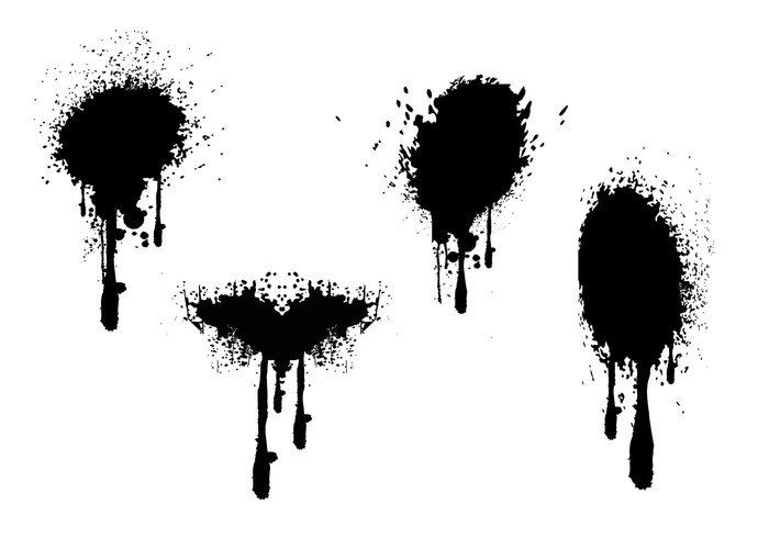 700x490 Spray Paint Drips Grunge Vectors Twitch Channel In Drip